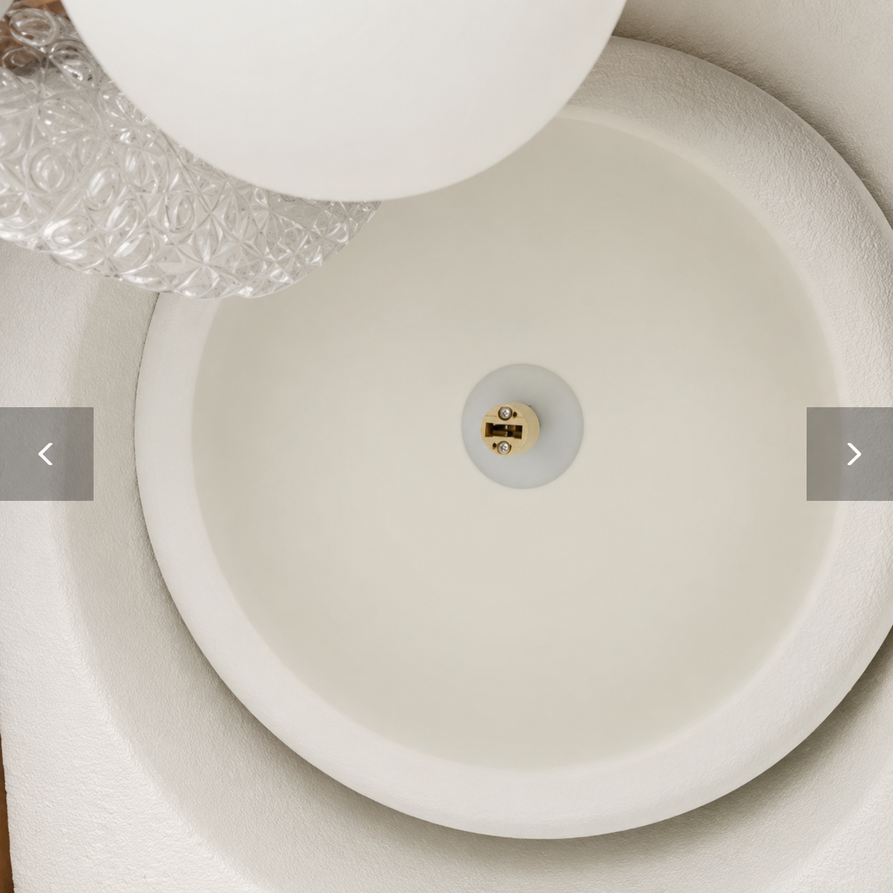 Orba | Wabi-Sabi Dome Flush Mount Ceiling Light