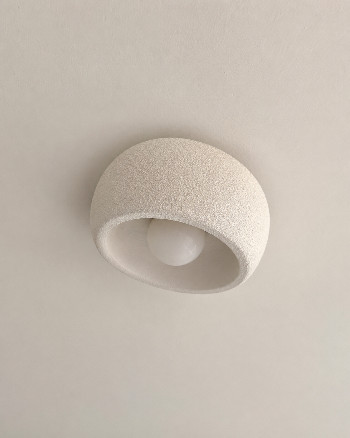 Orba | Wabi-Sabi Dome Flush Mount Ceiling Light