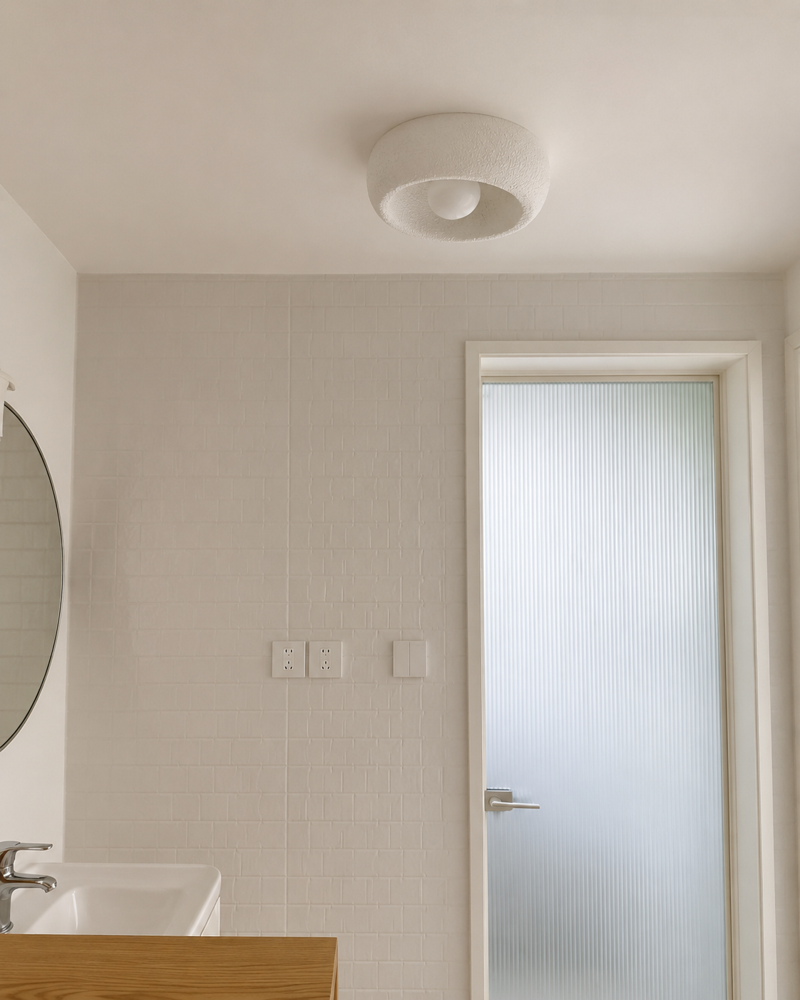 Orba | Wabi-Sabi Dome Flush Mount Ceiling Light