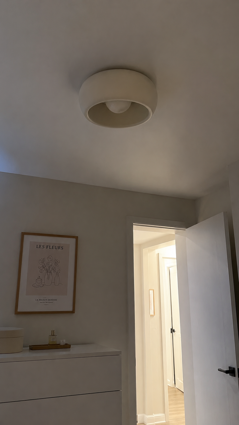 Orba | Wabi-Sabi Dome Flush Mount Ceiling Light