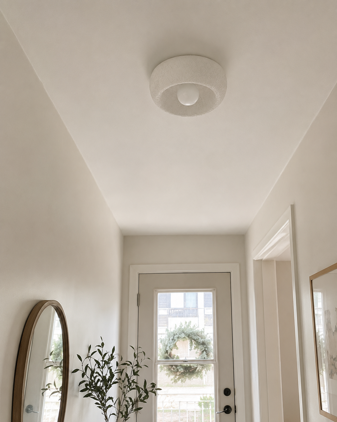 Orba | Wabi-Sabi Dome Flush Mount Ceiling Light