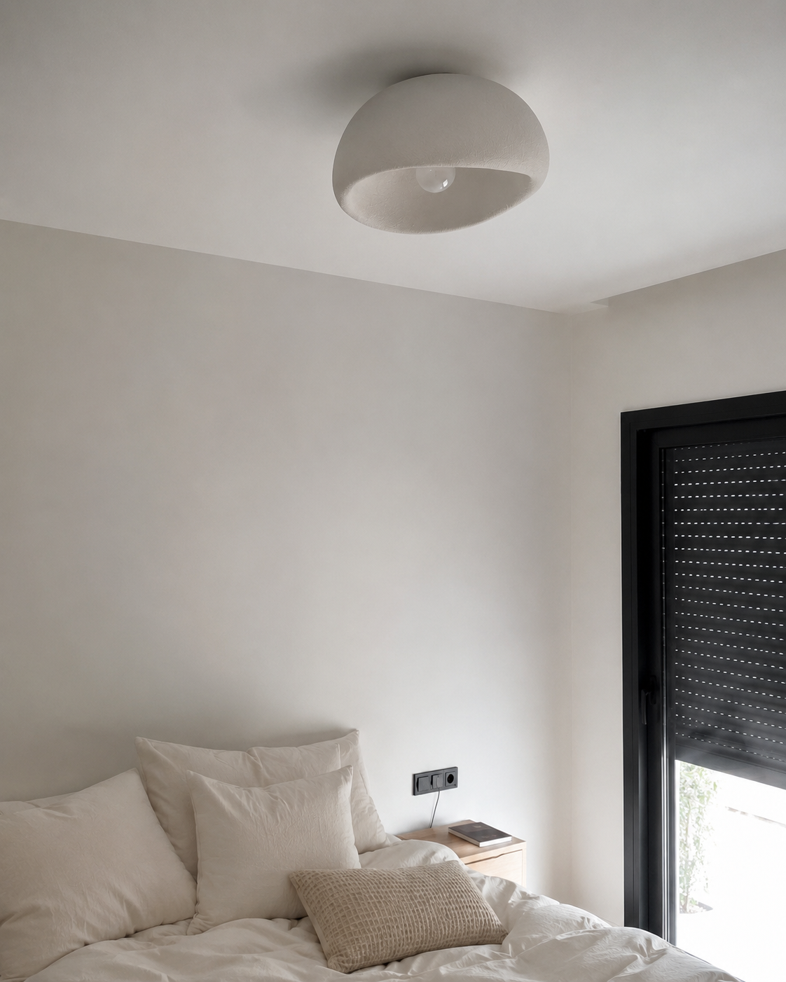 Luna | Wabi-Sabi Half-Dome Ceiling Light