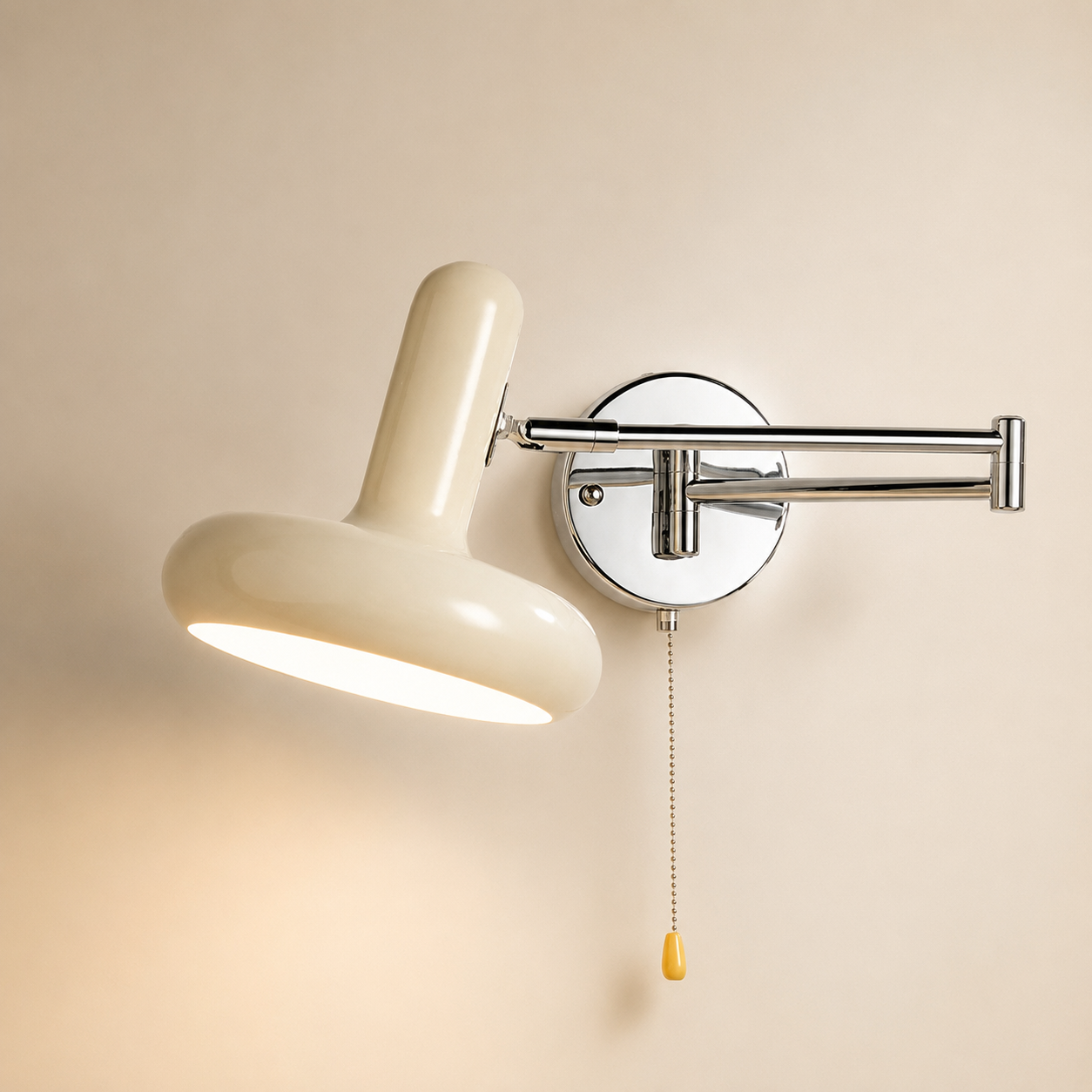 Leva | Swing Arm Wall Lamp Adjustable Reading Bedside Sconce
