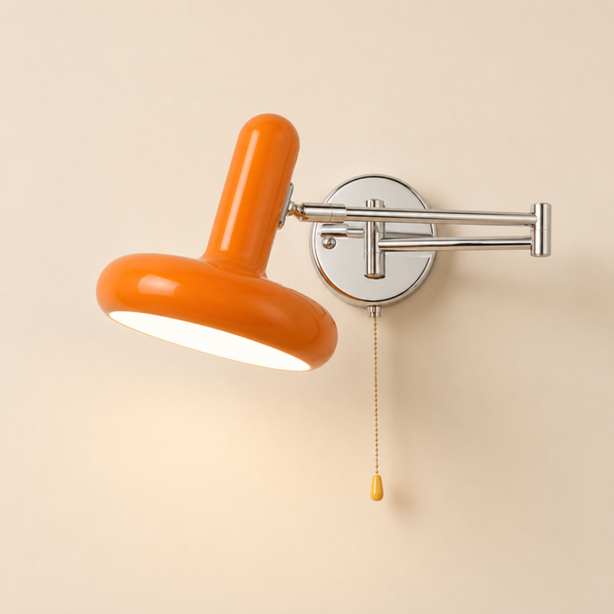 Leva | Swing Arm Wall Lamp Adjustable Reading Bedside Sconce