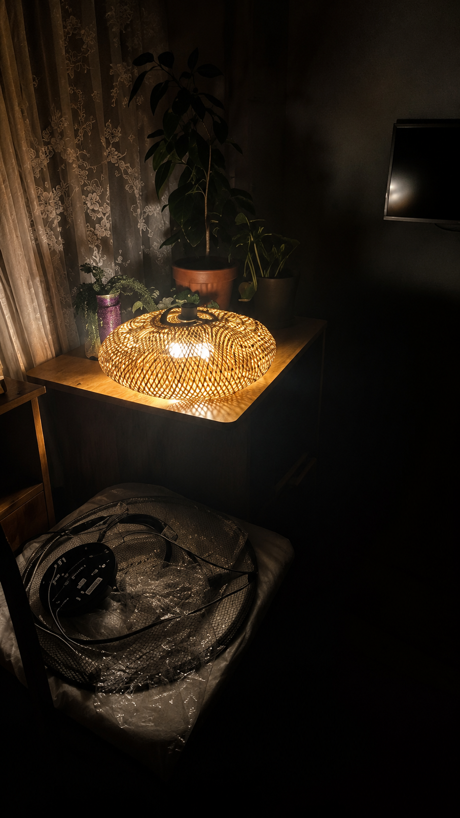 Nido | Woven Bamboo Pendant Light