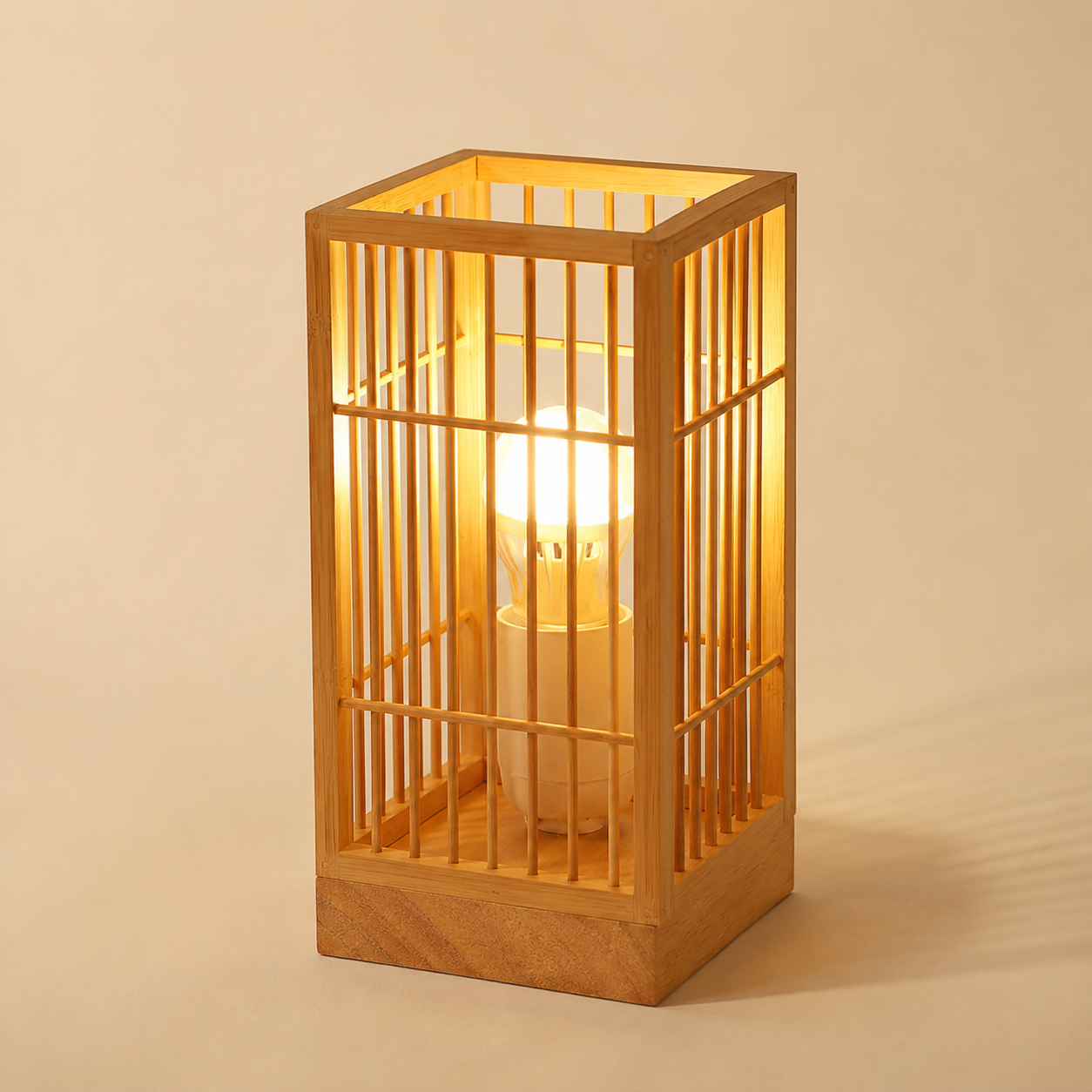 Kago | Bamboo Cage Table Lamp