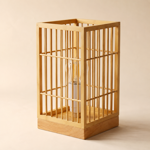 Kago | Bamboo Cage Table Lamp