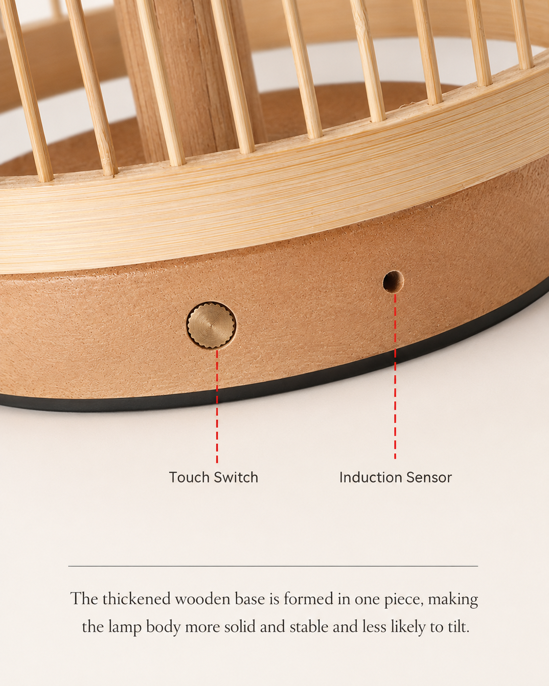 Bora | Japanese Bamboo Table Lamp