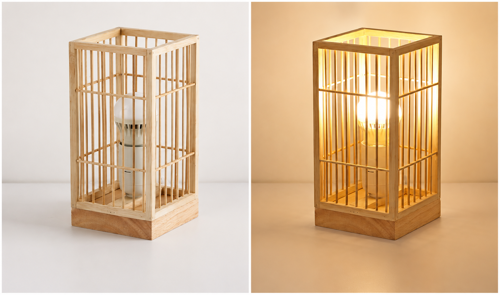 Toro | Japanese Bamboo Table Lamp