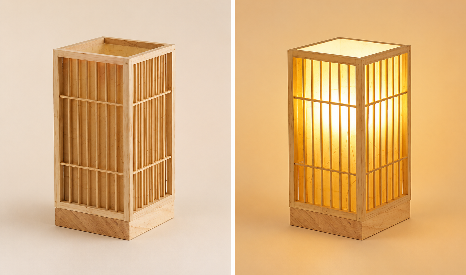 Toro | Japanese Bamboo Table Lamp