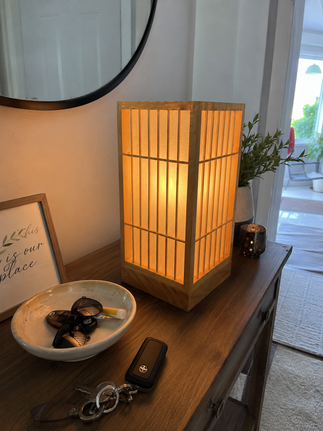 Toro | Japanese Bamboo Table Lamp