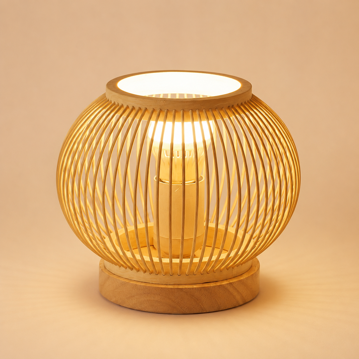 Bora | Japanese Bamboo Table Lamp