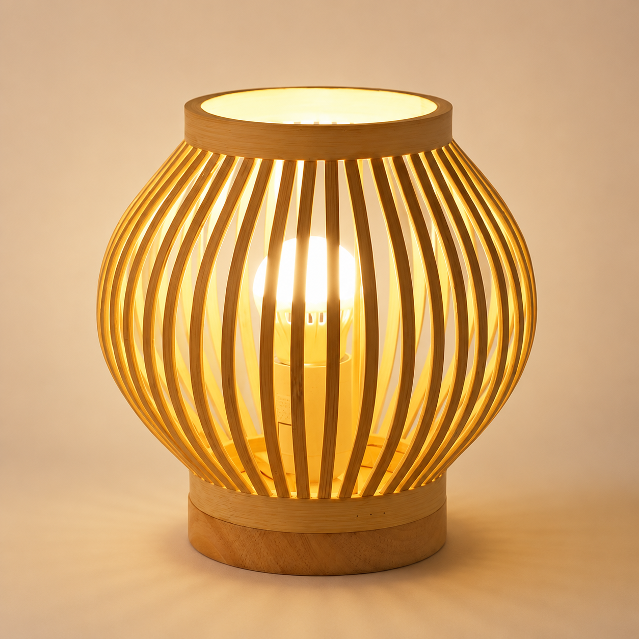 Bora | Japanese Bamboo Table Lamp
