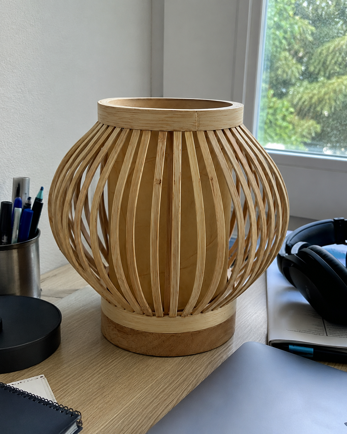 Bora | Japanese Bamboo Table Lamp