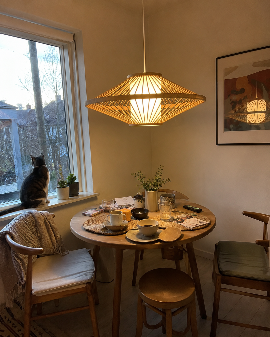 Kasa | Japanese Bamboo Pendant Light