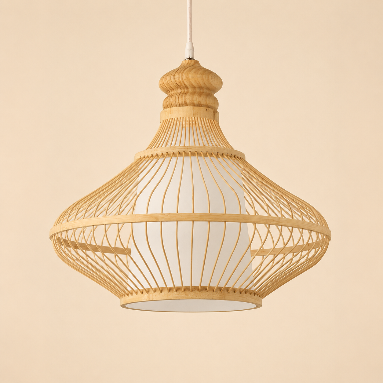 Suzu | Japanese Bamboo Pendant Light