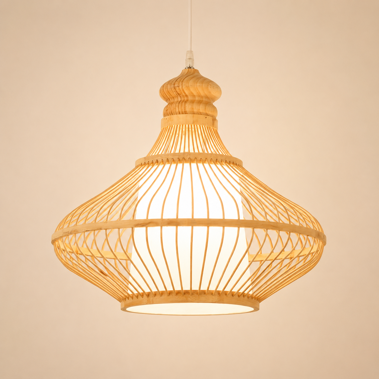 Suzu | Japanese Bamboo Pendant Light
