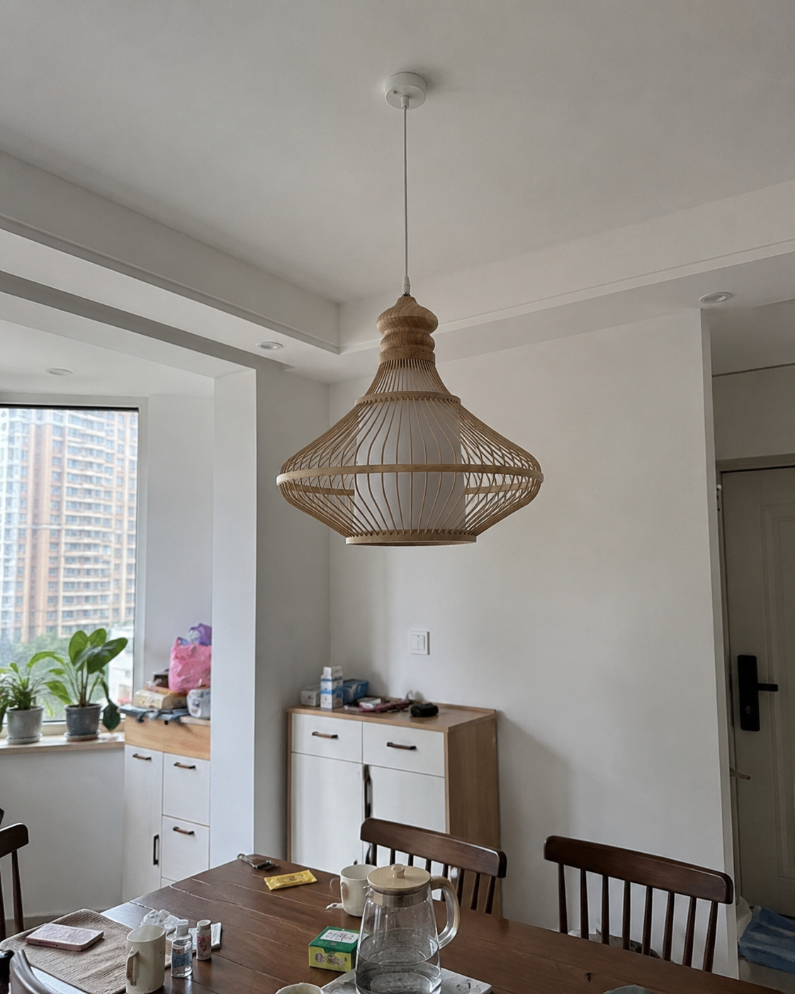 Suzu | Japanese Bamboo Pendant Light