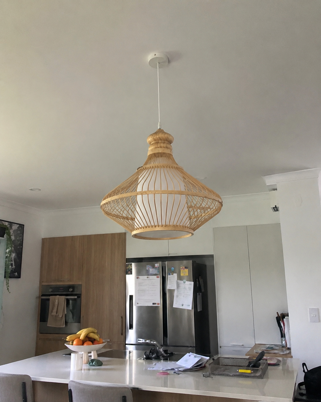 Suzu | Japanese Bamboo Pendant Light