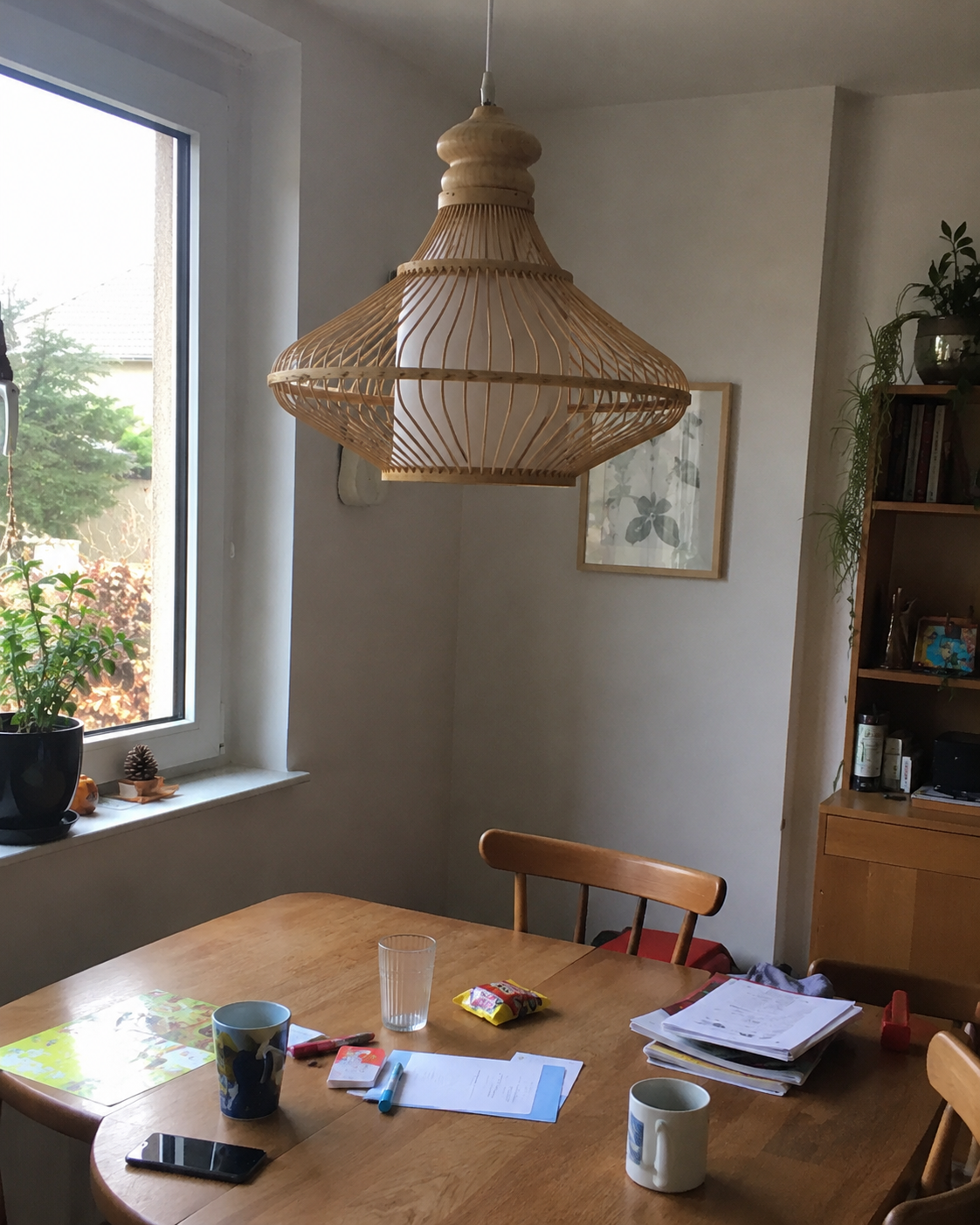 Suzu | Japanese Bamboo Pendant Light