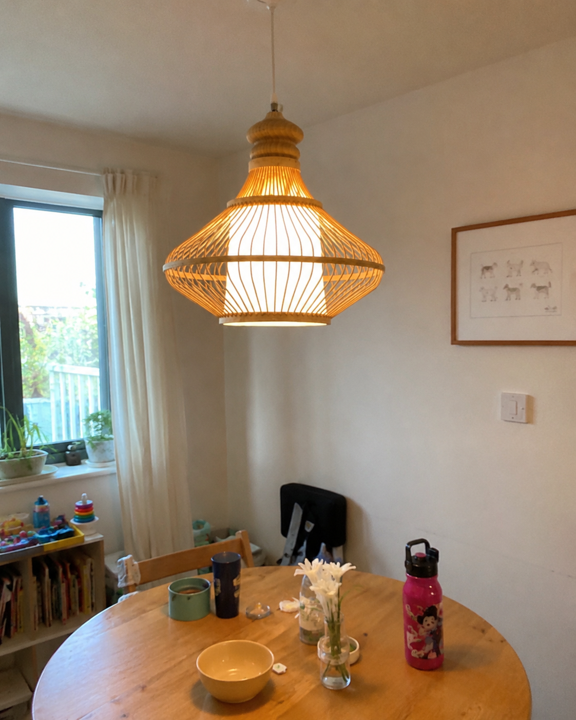 Suzu | Japanese Bamboo Pendant Light