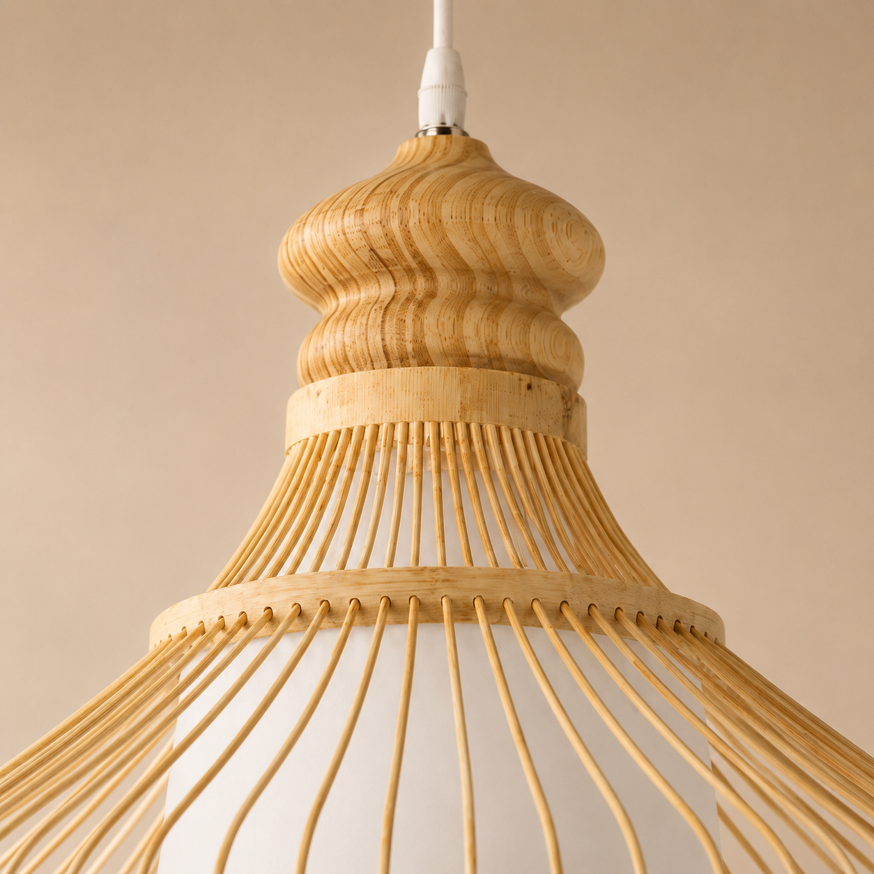 Suzu | Japanese Bamboo Pendant Light