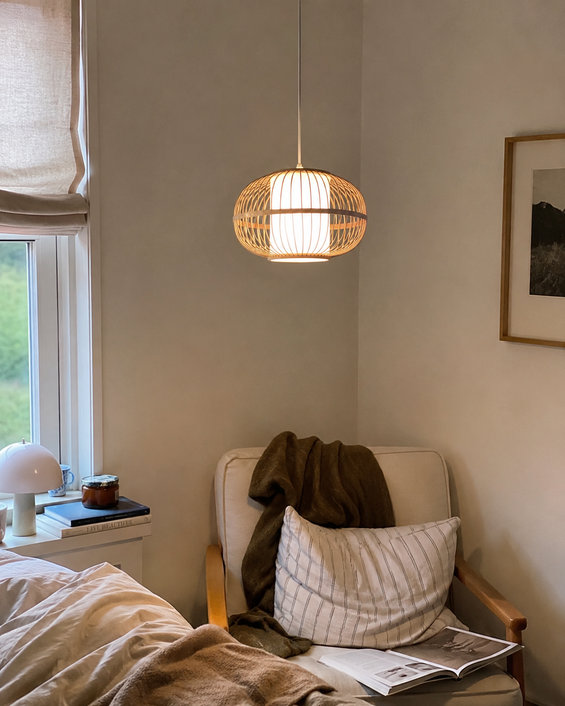 Taru | Japanese Bamboo Pendant Light