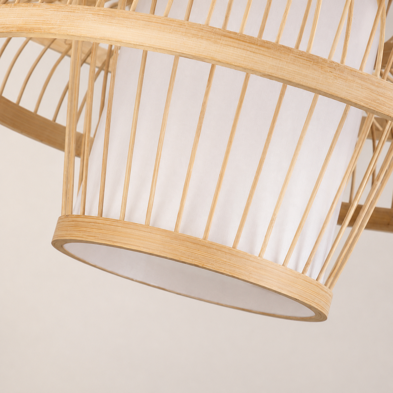 Halo | Tiered Japanese Bamboo Pendant Light