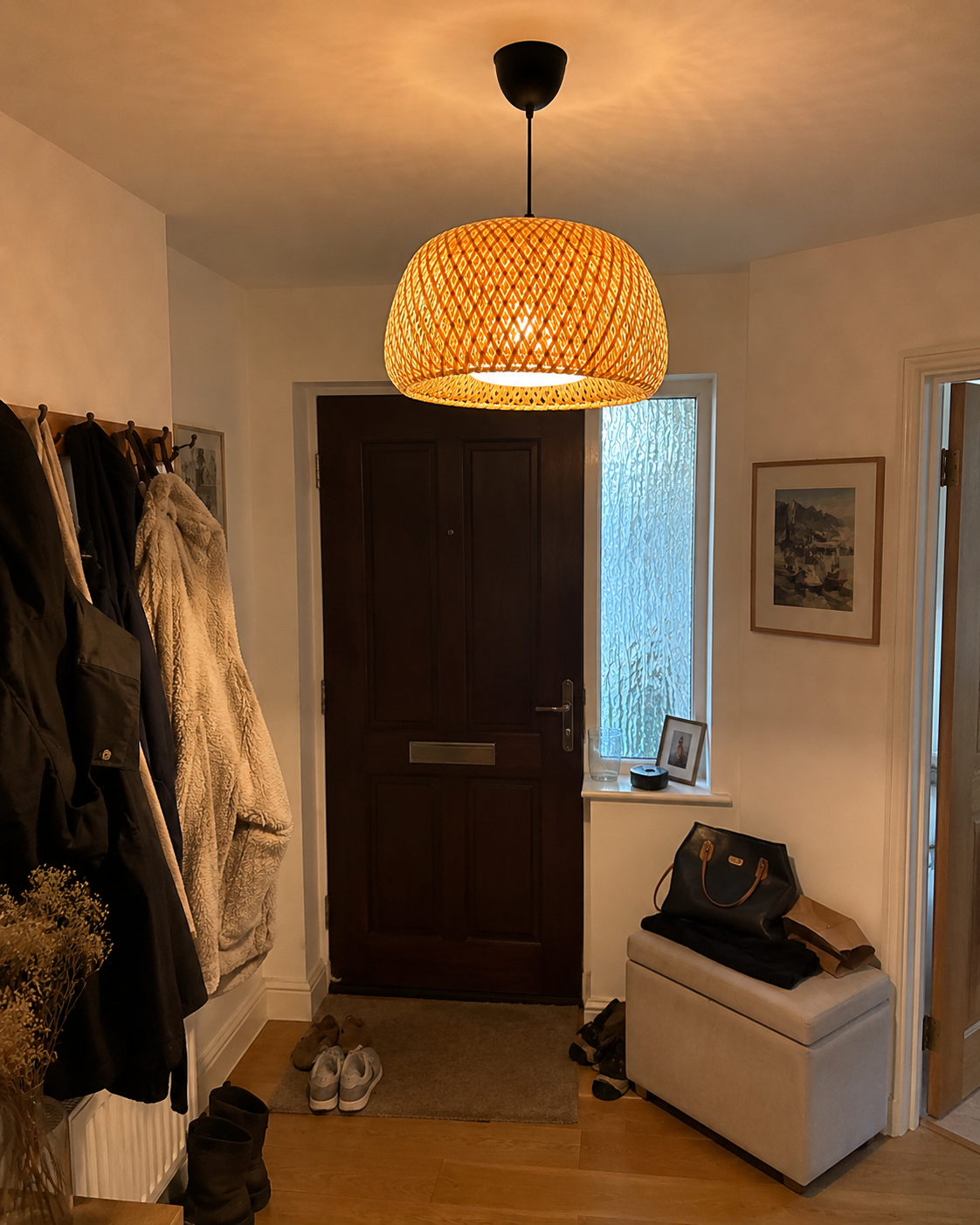 Kumo | Japanese Woven Bamboo Pendant Light