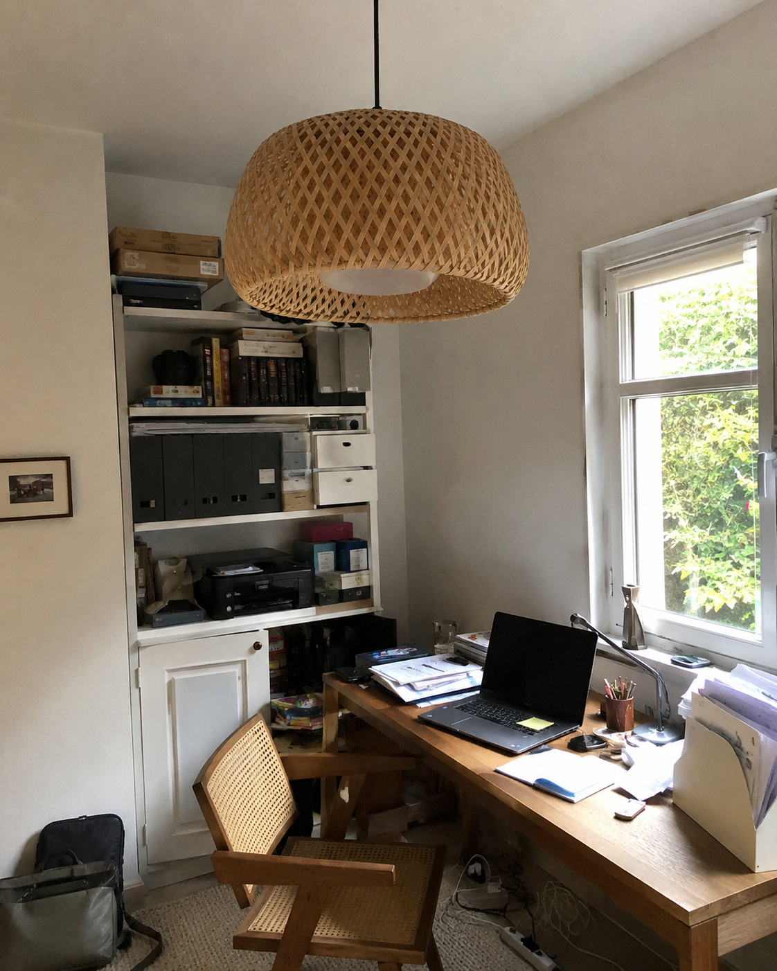 Kumo | Japanese Woven Bamboo Pendant Light