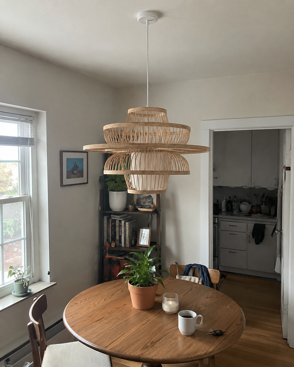 Halo | Tiered Japanese Bamboo Pendant Light