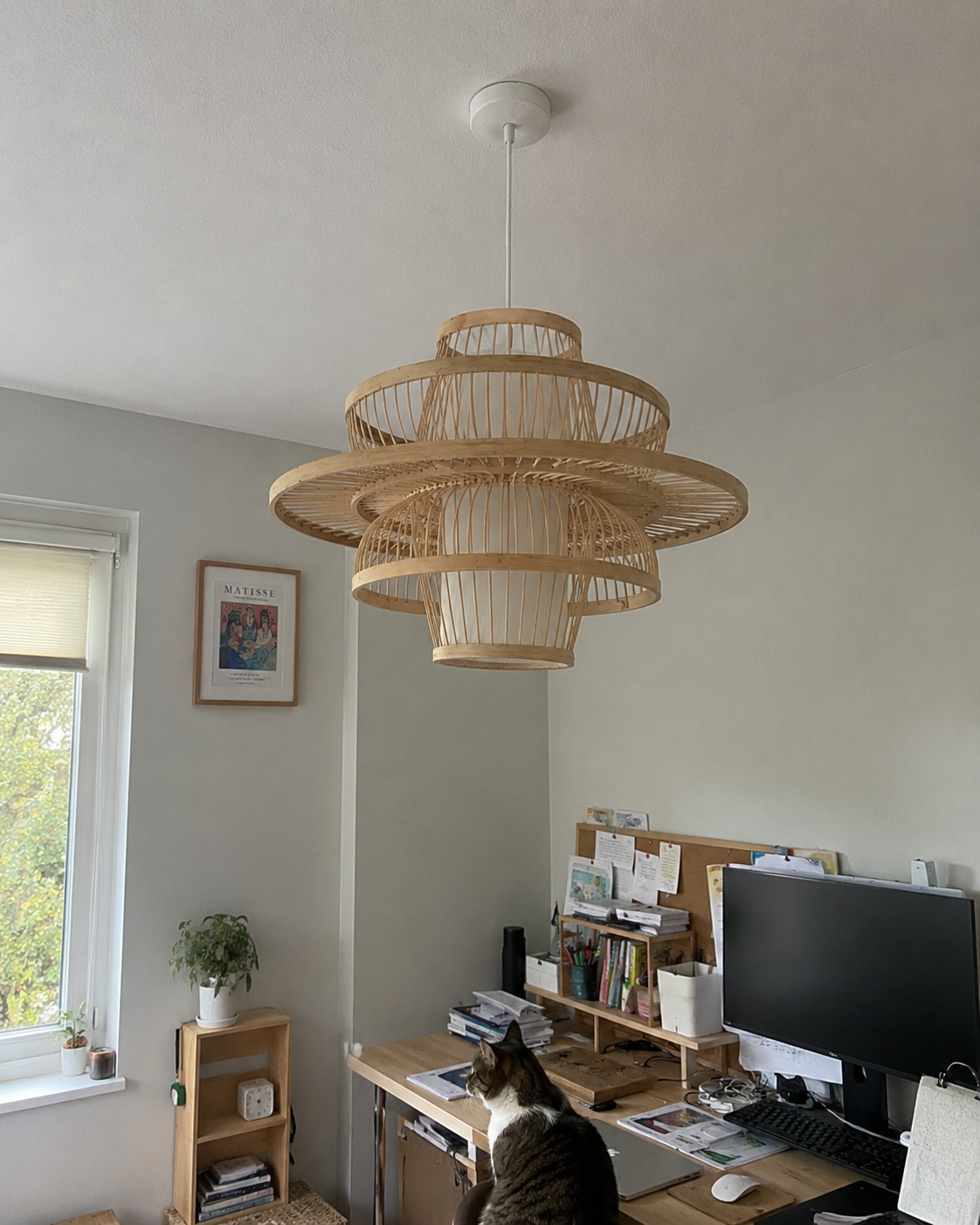 Halo | Tiered Japanese Bamboo Pendant Light