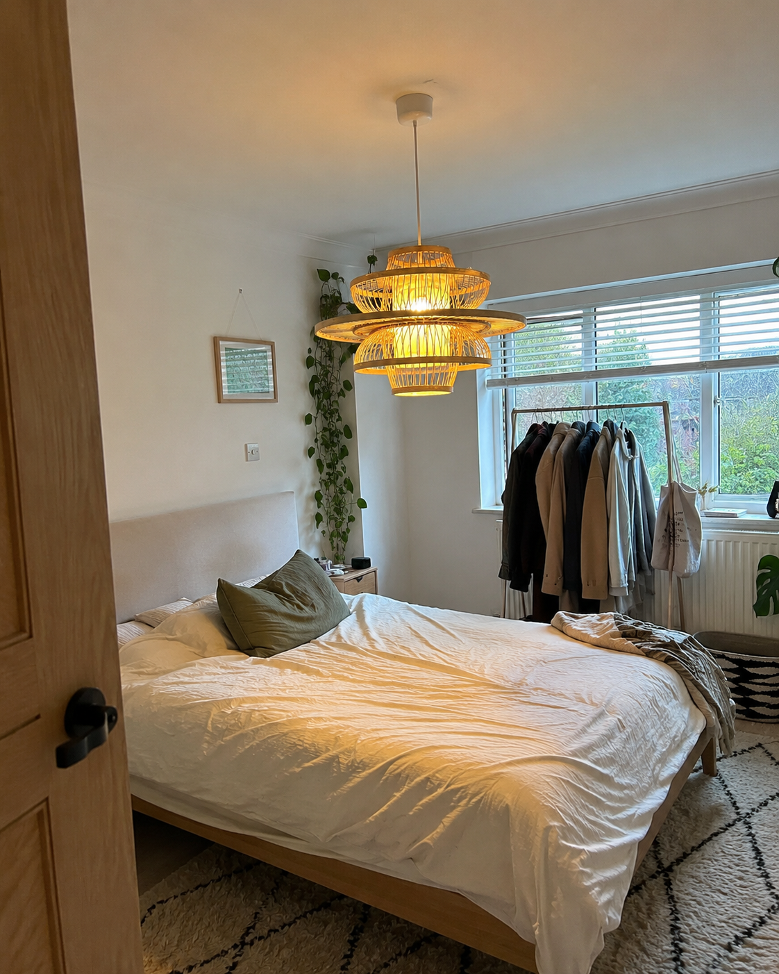 Halo | Tiered Japanese Bamboo Pendant Light