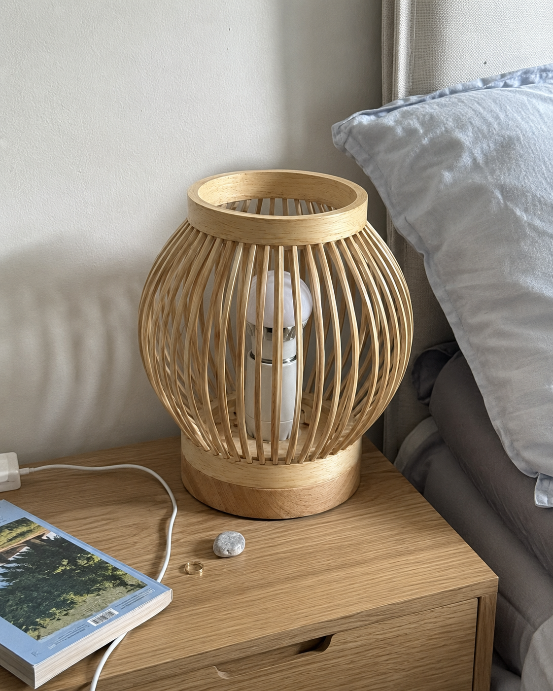 Bora | Japanese Bamboo Table Lamp