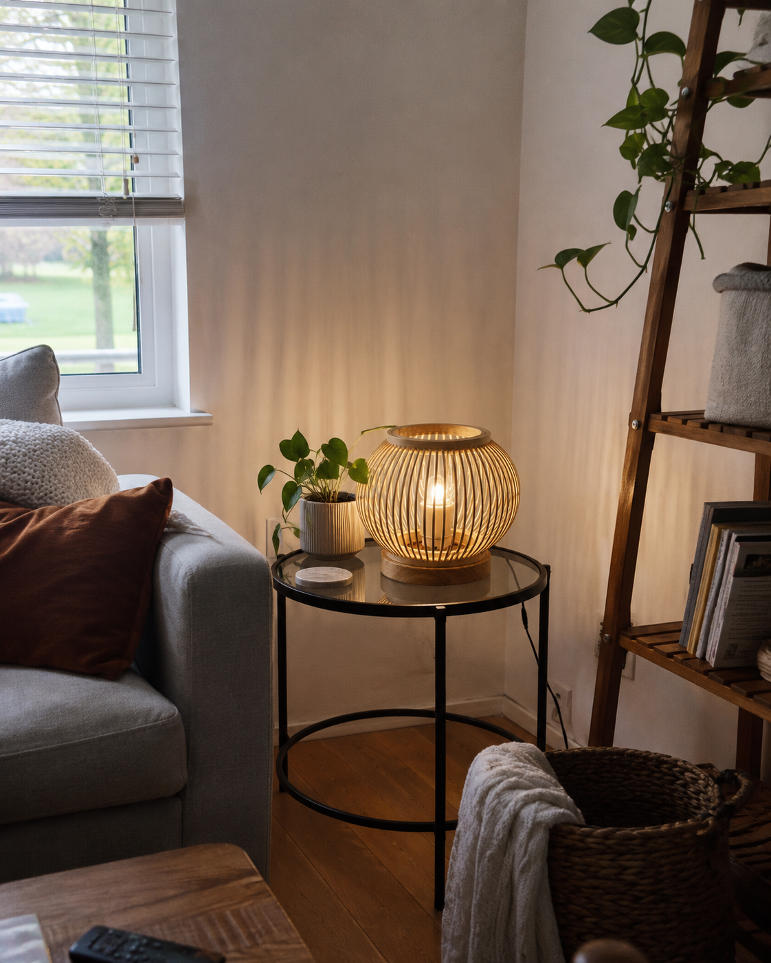 Bora | Japanese Bamboo Table Lamp