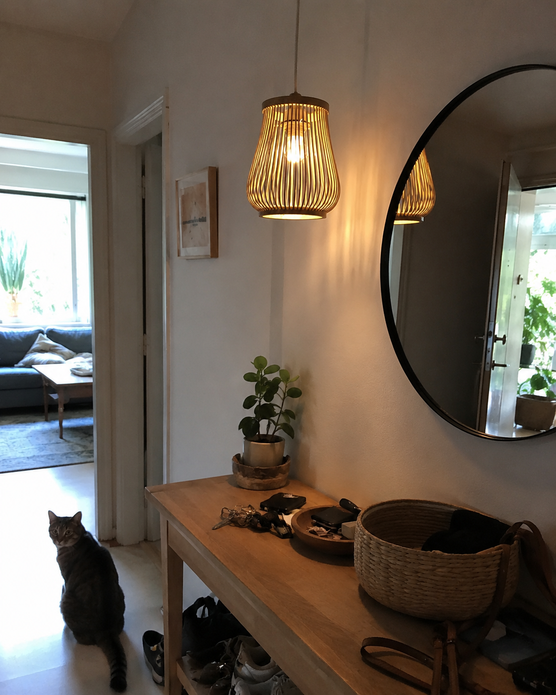 Nara | Japanese Bamboo Pendant Light