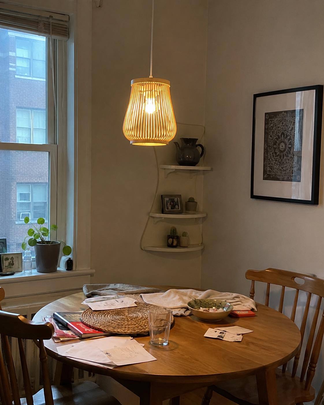 Nara | Japanese Bamboo Pendant Light