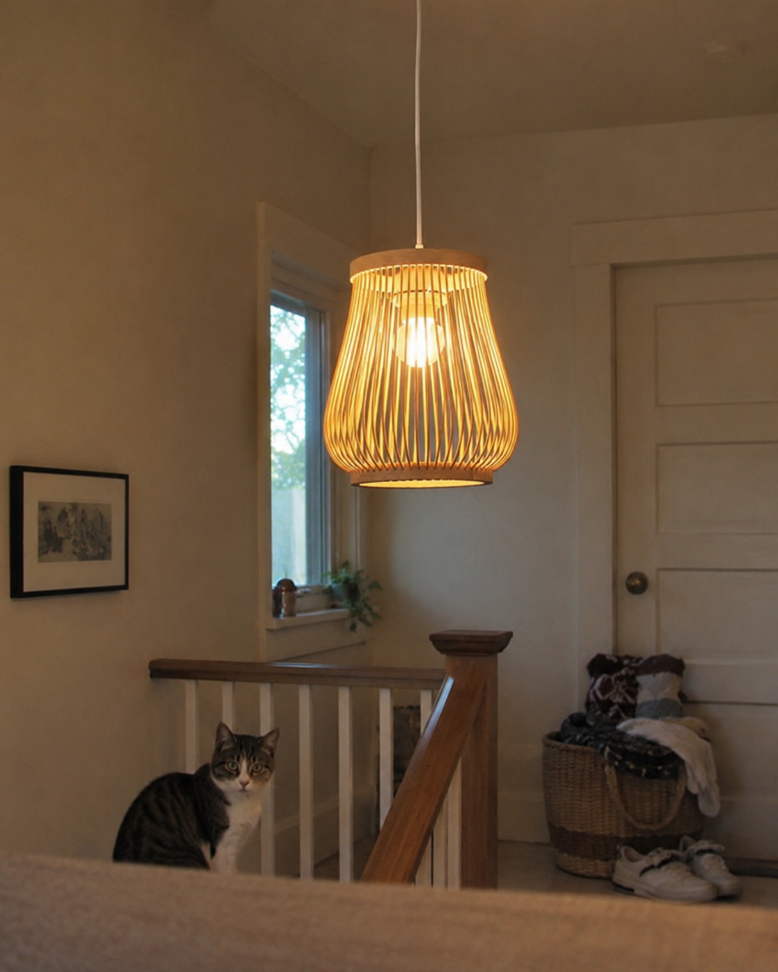 Nara | Japanese Bamboo Pendant Light