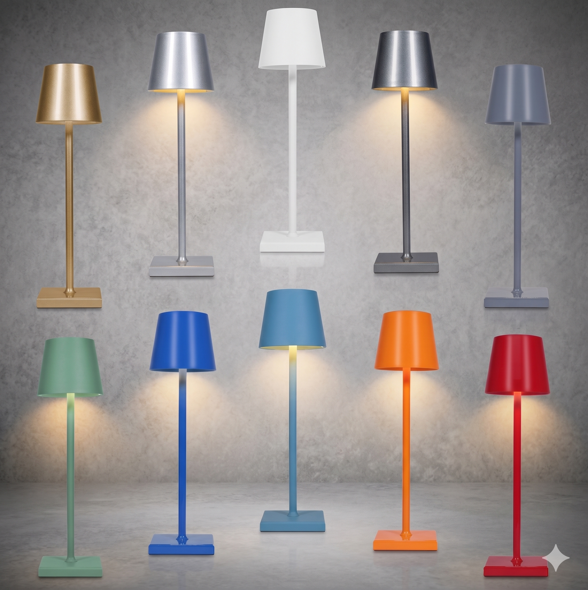 Modern Minimalist Iron Luxury Bedside Table Lamp