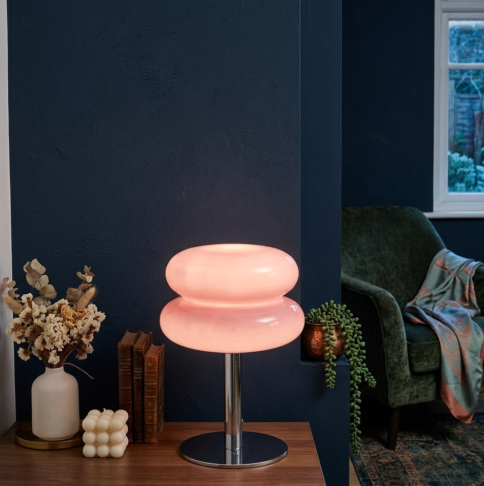 Modern Luxury Orange Table Lamp for Bedroom