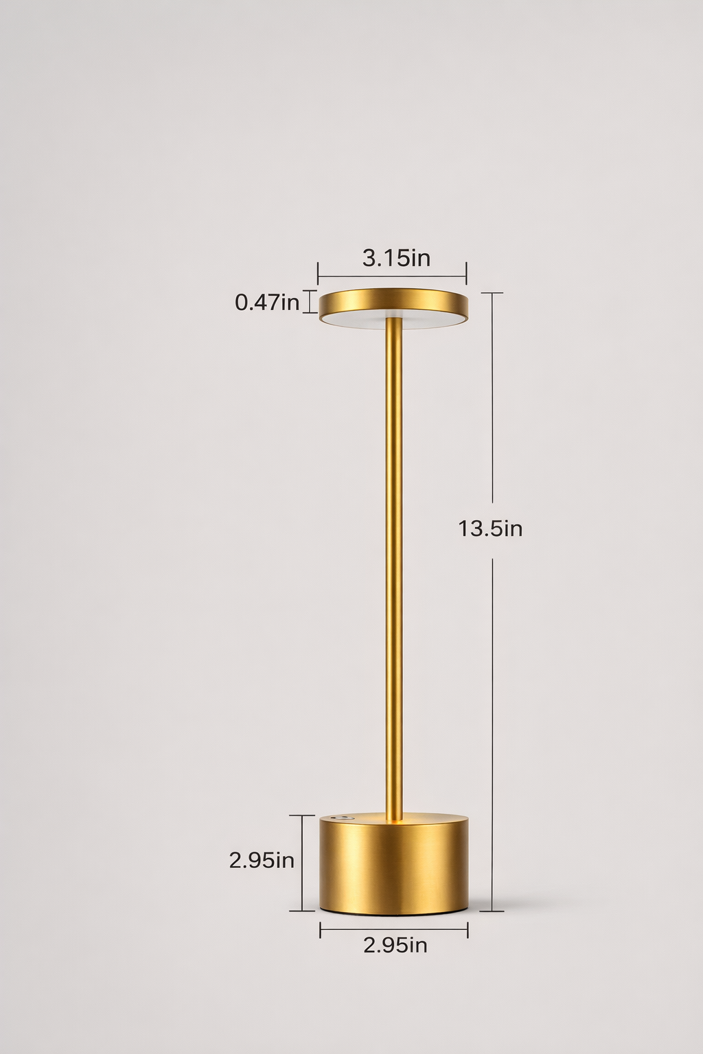 Modern LED Desk Lamp with USB Rechargeable Battery