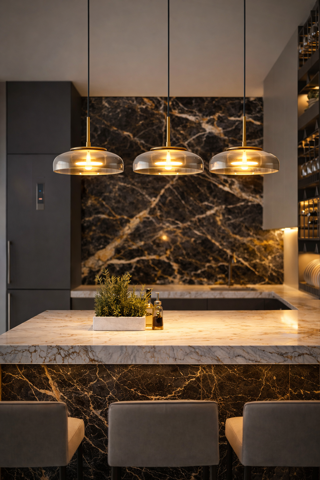 Nordic Style Single Pendant Light for Living Spaces