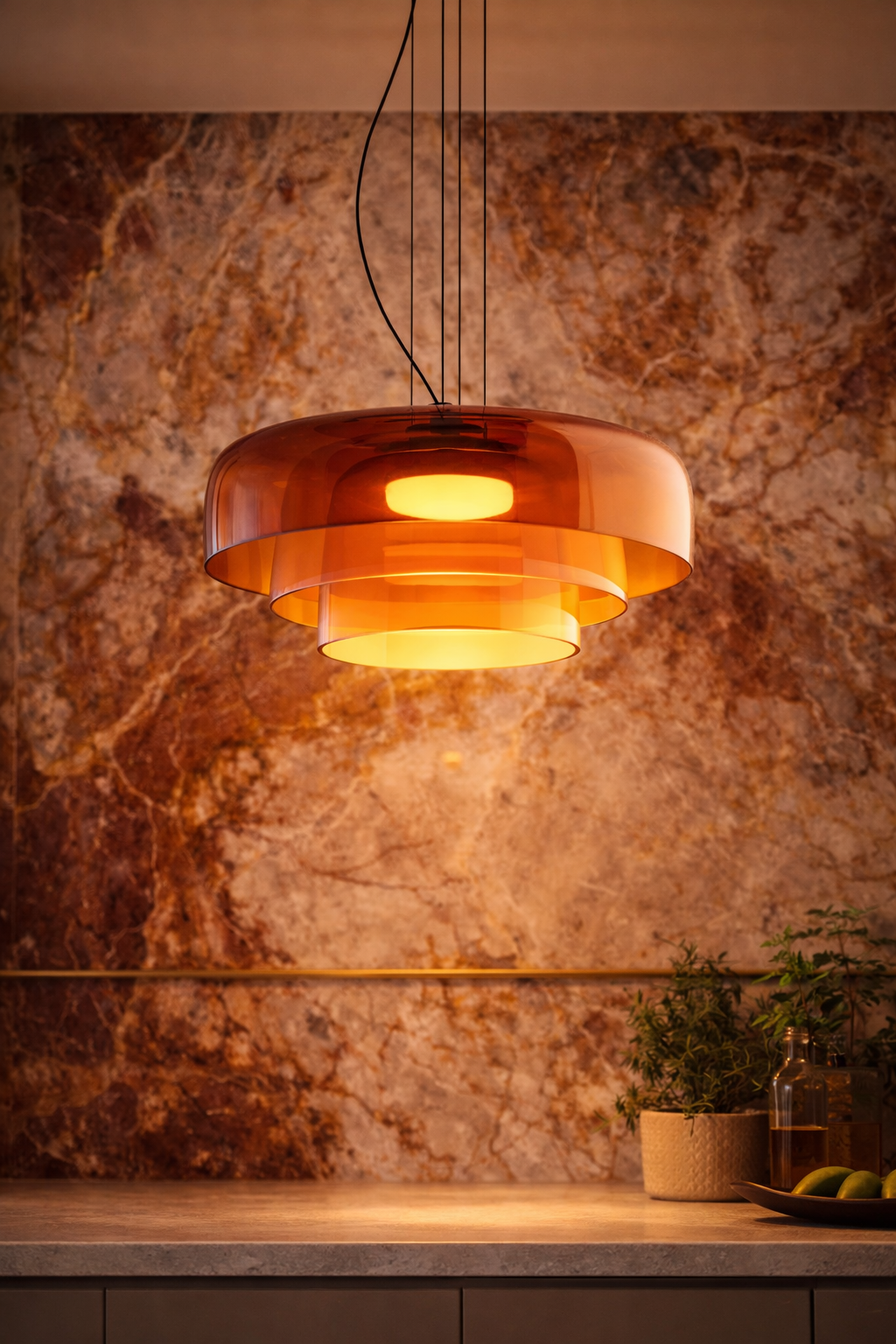 Nordic Glass Pendant Light