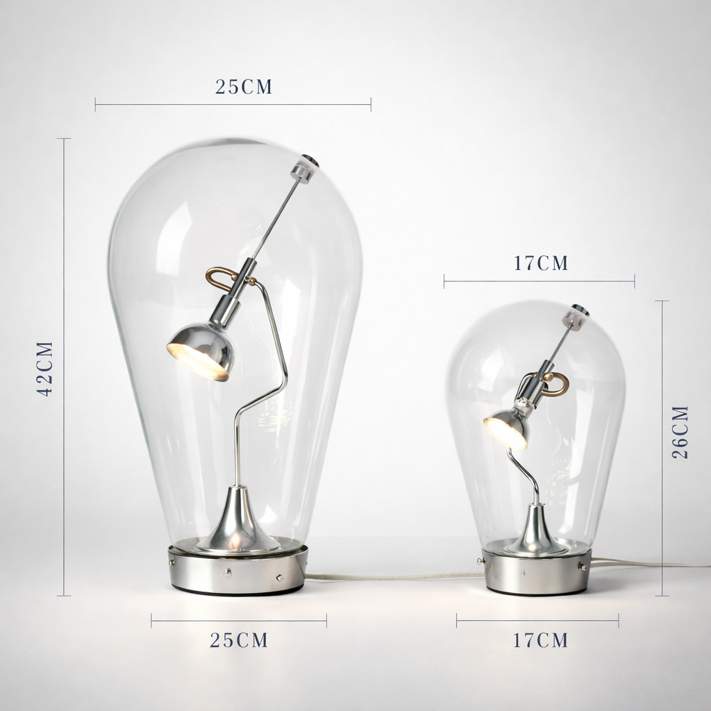 Modern Glass Dome Table Lamp