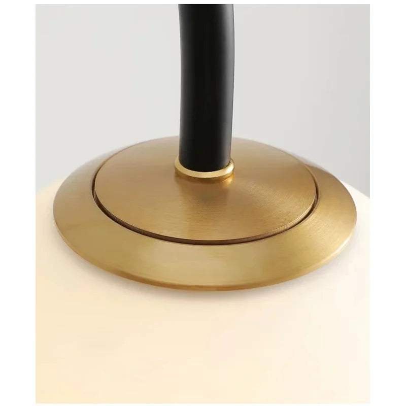 Yumi | Arc Frosted Globe Wall Sconce