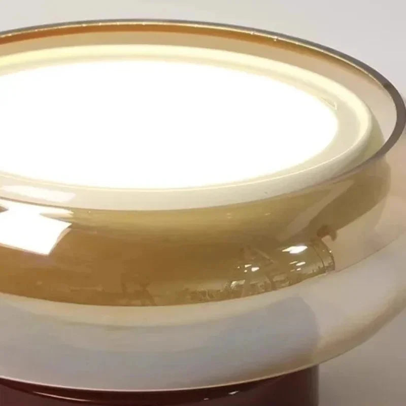 Tondo | Cognac Glass Flush Mount Ceiling Light
