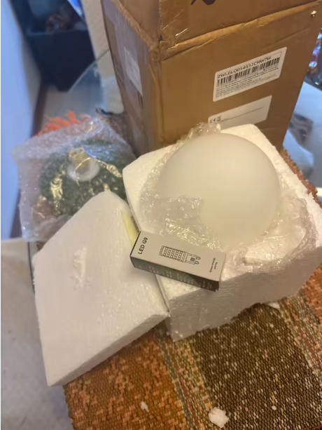 Rosalie | Macaron Sphere Glass Wall Sconce
