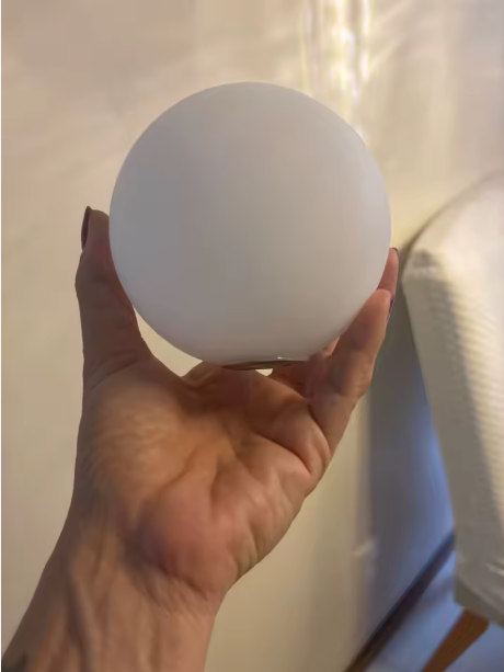 Rosalie | Macaron Sphere Glass Wall Sconce