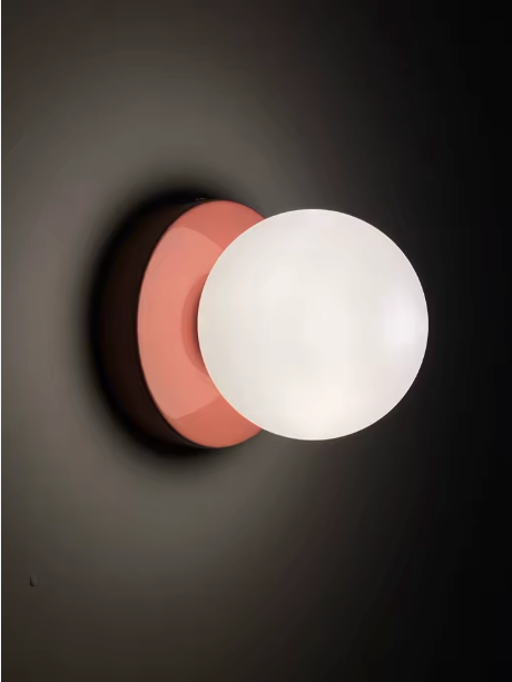 Rosalie | Macaron Sphere Glass Wall Sconce