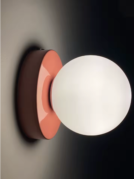 Rosalie | Macaron Sphere Glass Wall Sconce